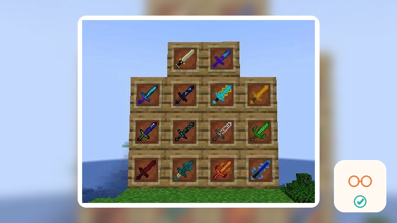 Original illustration for Simply Swords Mod 1.20.1 Compatibility Checklist
